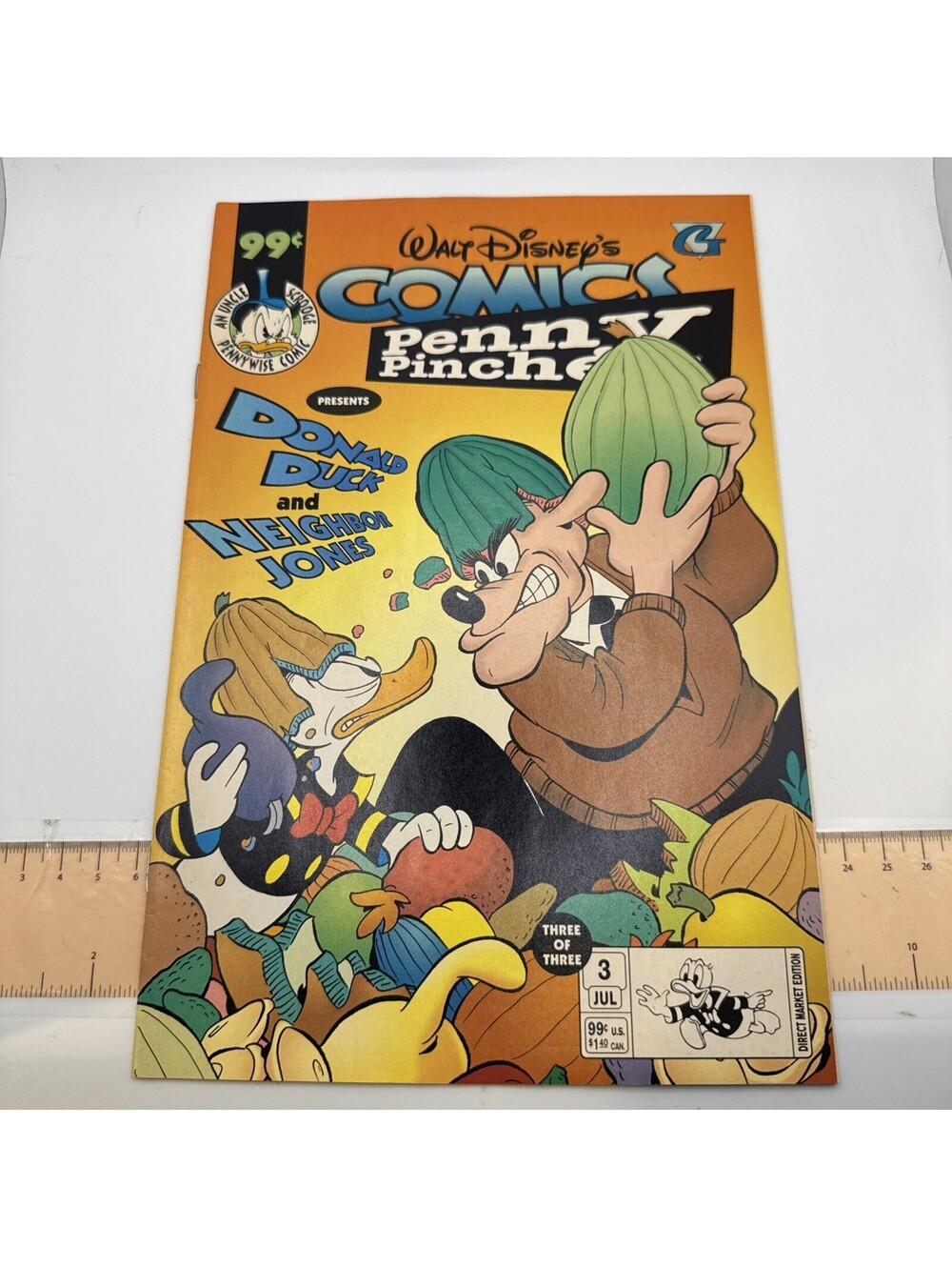 Walt Disney Comics Stories Penny Pincher 3 Donald Duck Neighbor Jones 1997